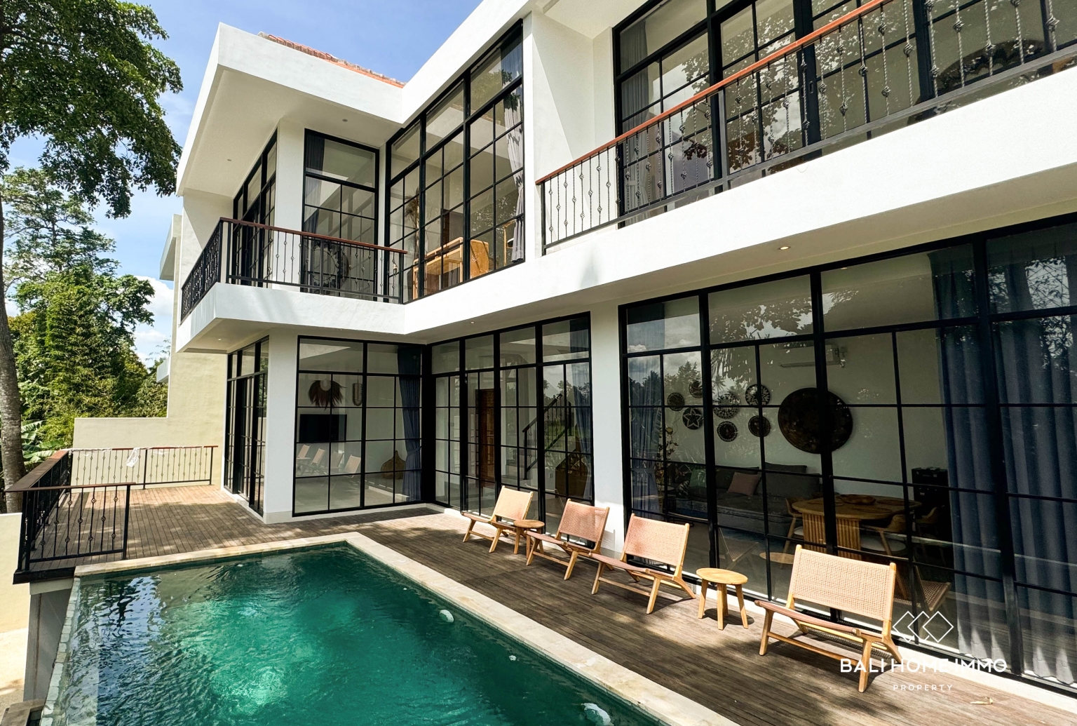 Brand New 2 Bedroom Villa Rice Field View For Rent In Ubud
