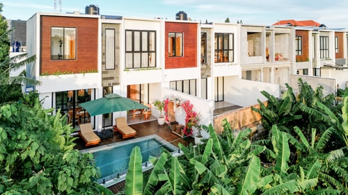 2BR Designer Seminyak | Pool & Near Cafes - Canggu, Bali — image 1