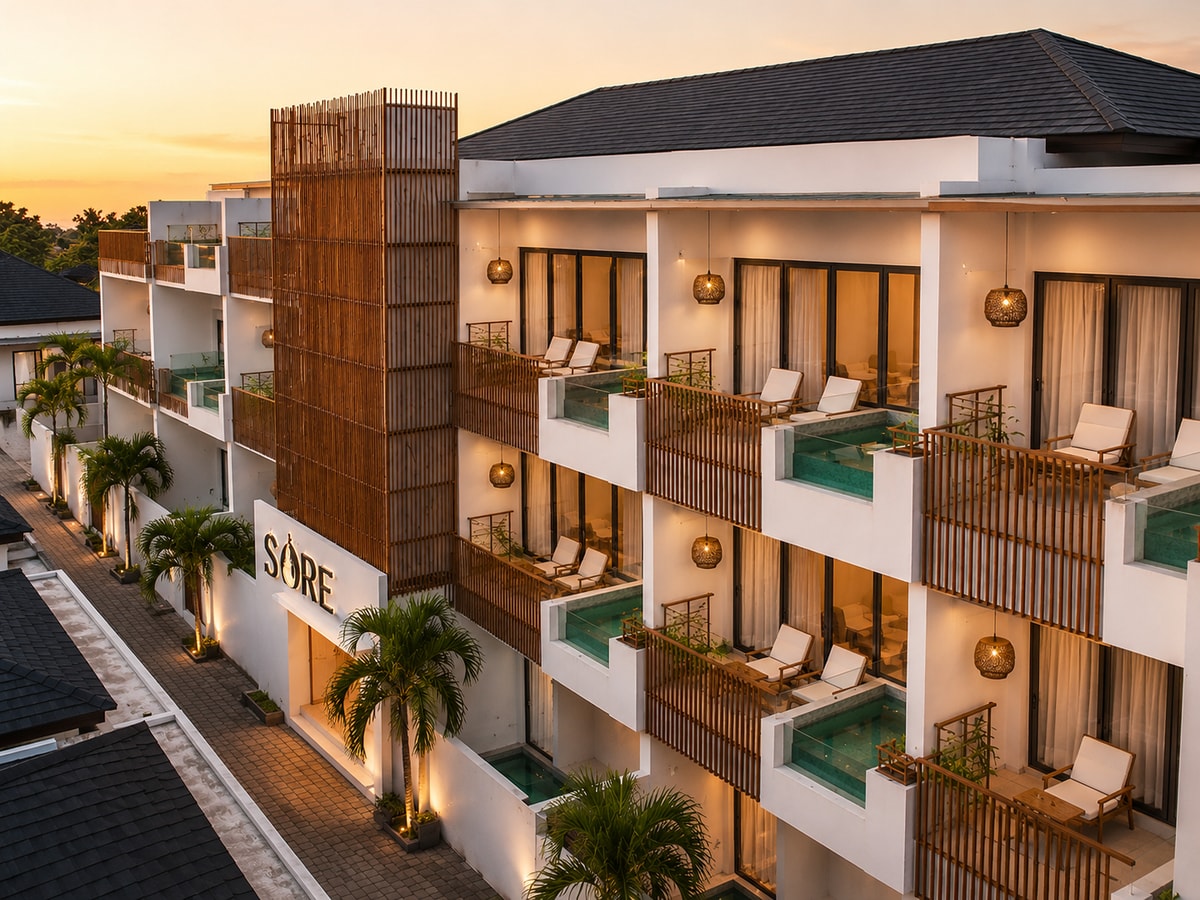 Chic 1BR Apartment near Pererenan Beach - Pool Balcony - Canggu, Bali — image 9