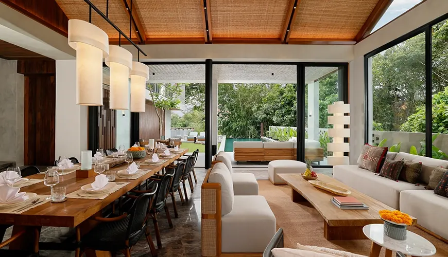 7 BR Tropical-Modern Gym Villa Canggu — 7BR Villa Rental in Canggu — image 2