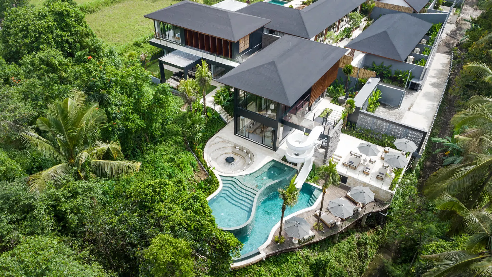 6 BR Jungle Infinity-Pool Villa Ubud — 6BR Villa Rental in Ubud