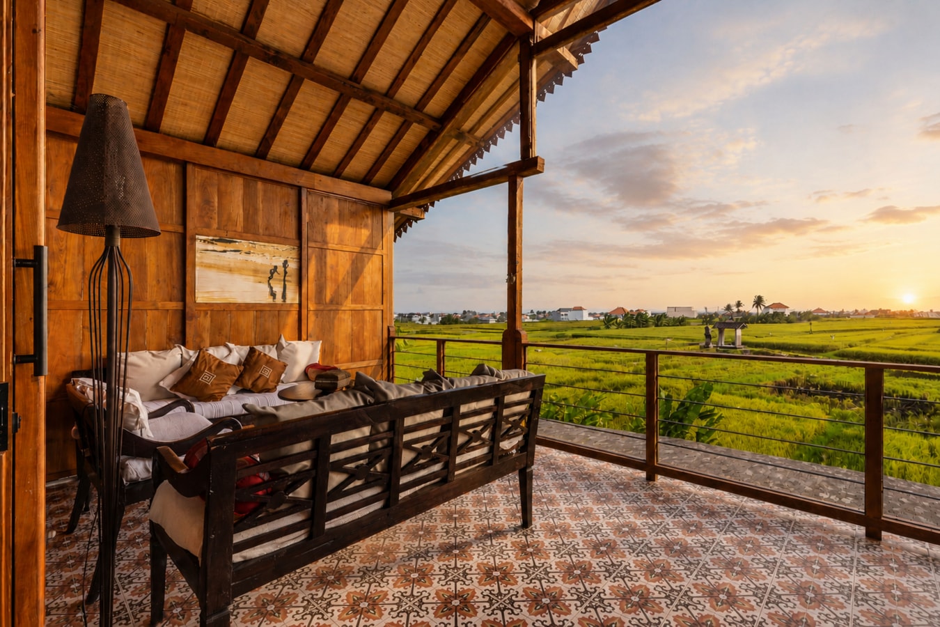 3BR Canggu Villa | Canopy Beds, Paddy Views, Pool in Pererenan, Bali