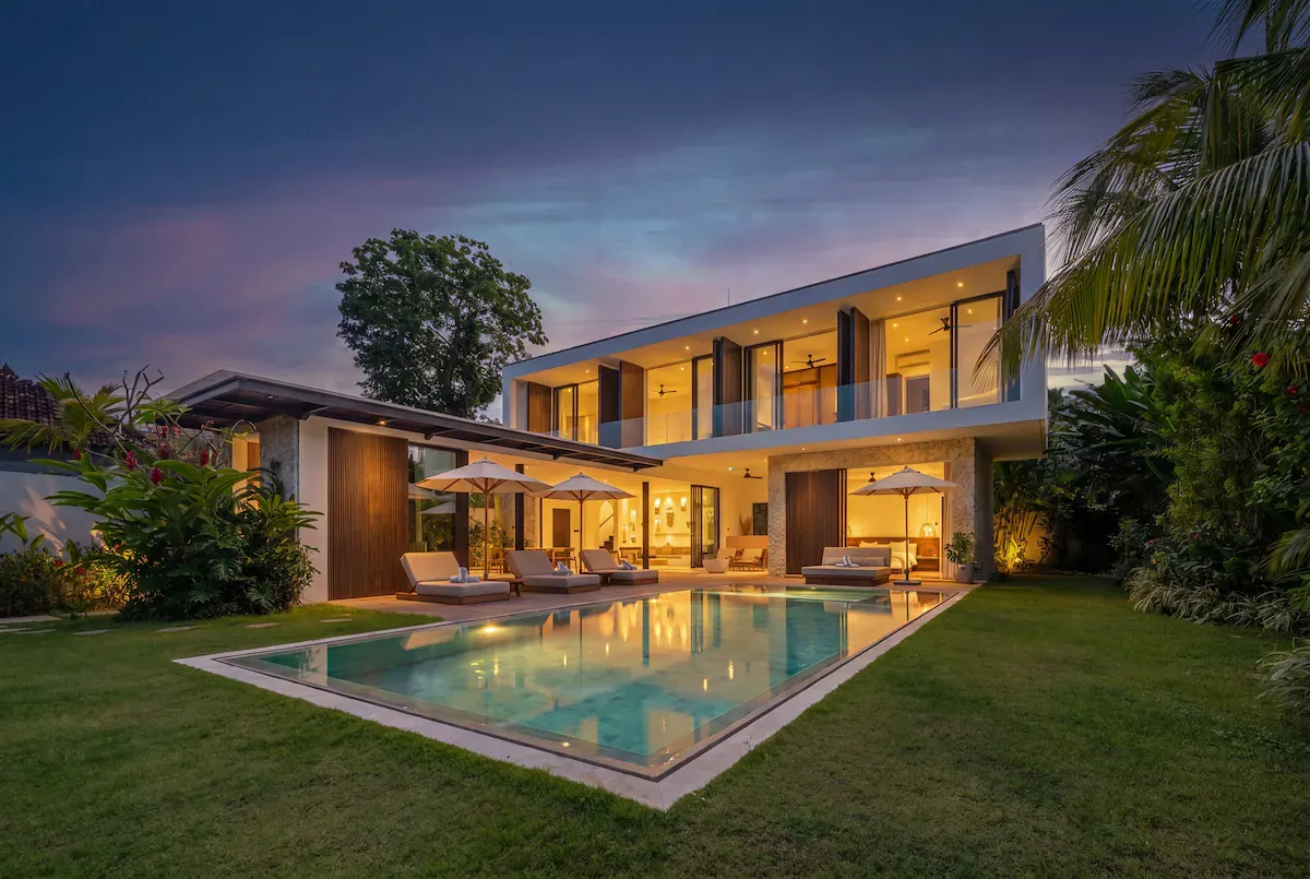 4 BR Contemporary Pool Retreat Canggu — 4BR Villa Rental in Pererenan