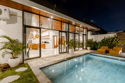 3BR Seseh Villa | Pool & Garden Views, Near Beach in Canggu, Bali — image 1