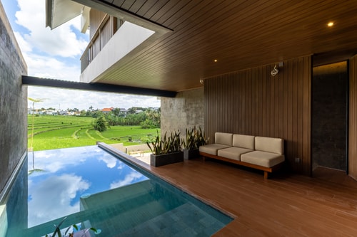 3BR Canggu Paddy View Pool Villa | Near Gym in Pererenan, Bali — image 12