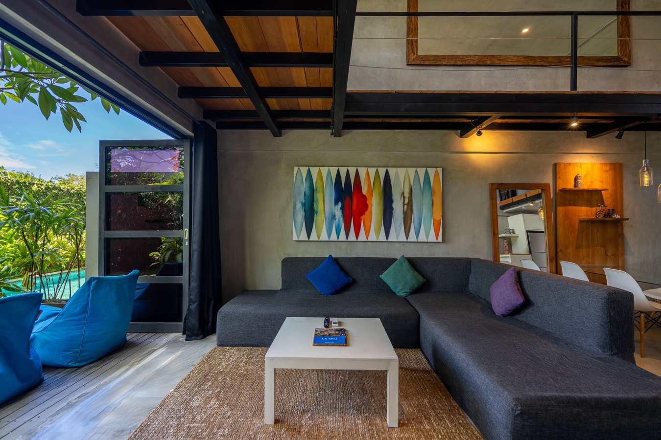 1BR Berawa Industrial Loft | BBQ Courtyard & Pool in Canggu, Bali — image 19