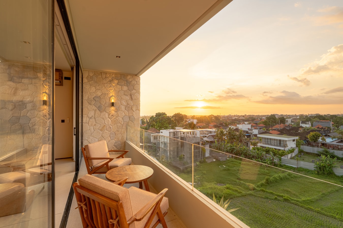Luxe 2BR Canggu Villa | Paddy View Balcony & Pool in Canggu, Bali
