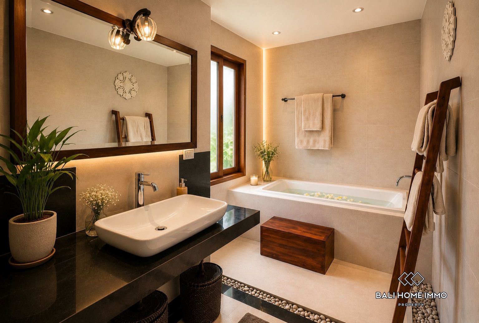 Joglo Style 4 Bedroom Villa for rent in Padonan Canggu Bali — image 16