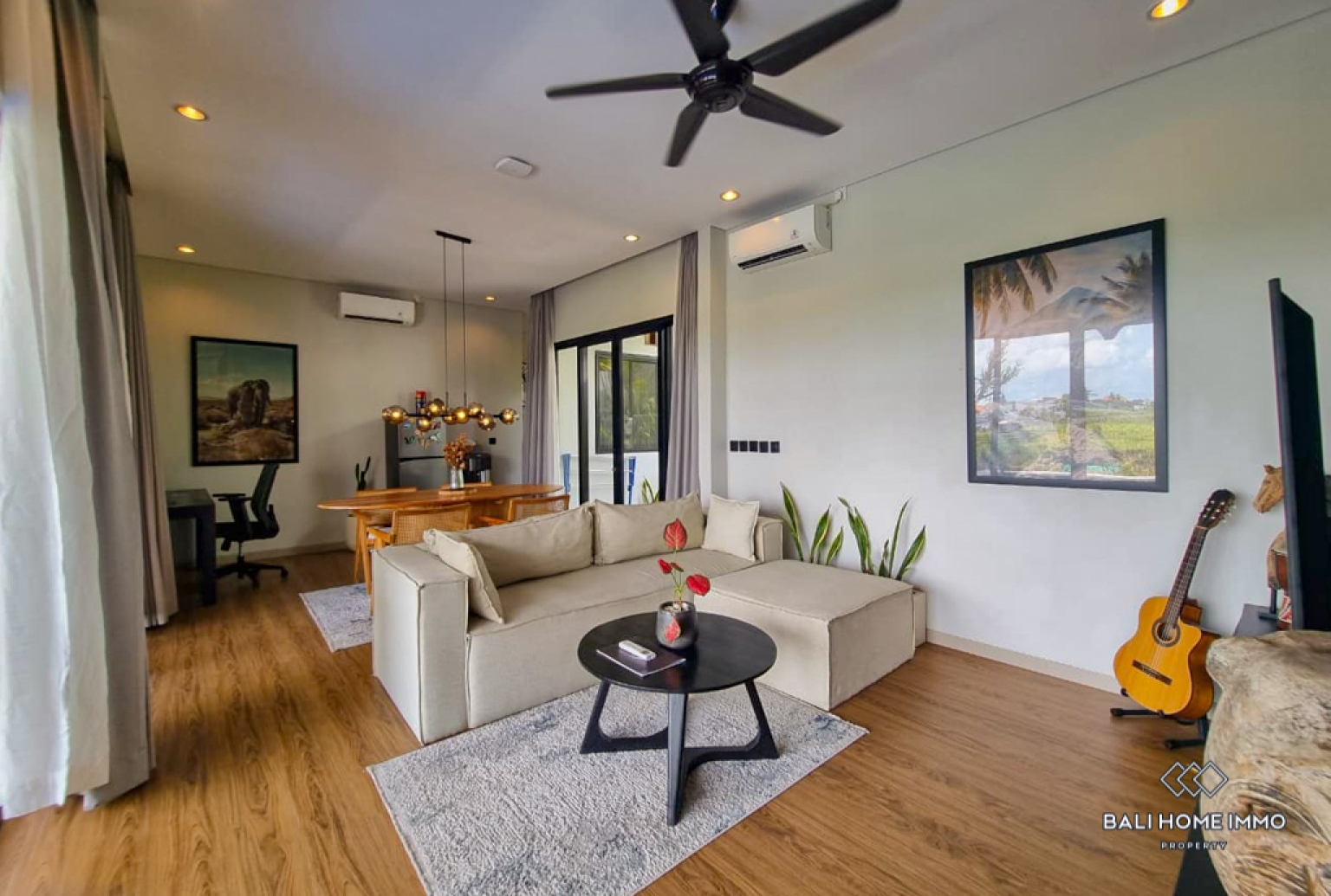 Ricefield View 1 Bedroom Villa for Yearly Rental in Bali Canggu Babakan — image 2