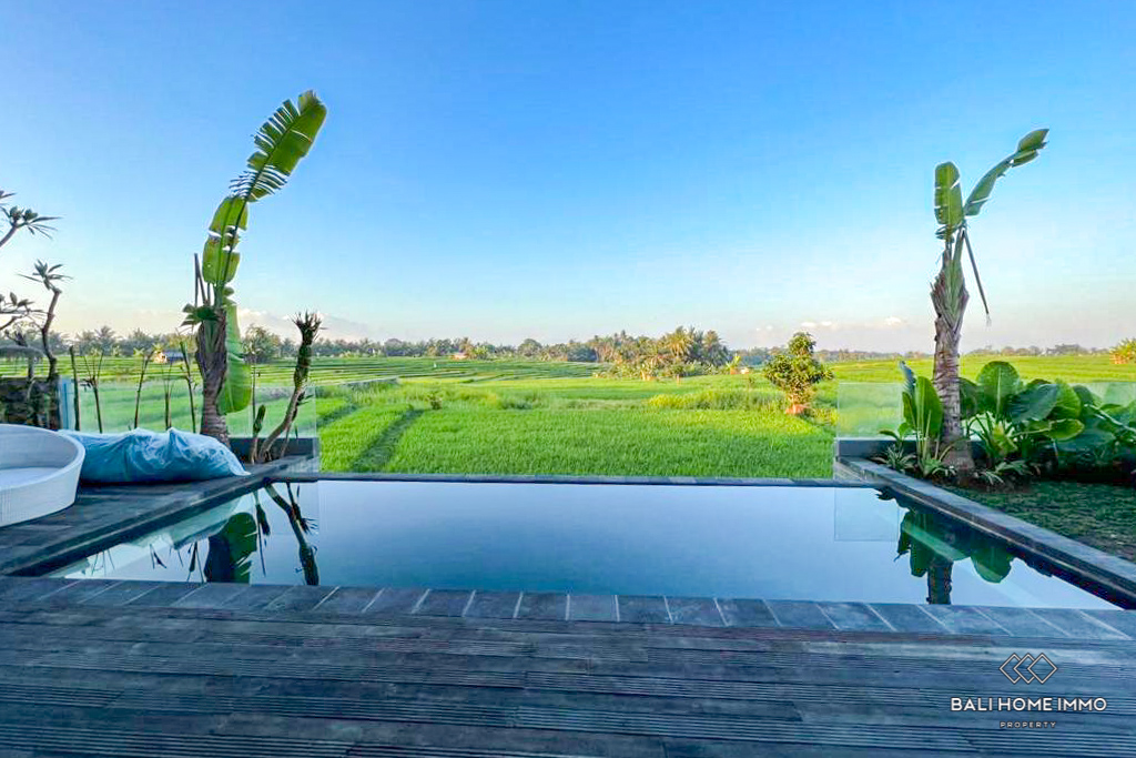 Ricefield View 3 Bedroom Villa for Yearly Rental in Bali Tanah Lot