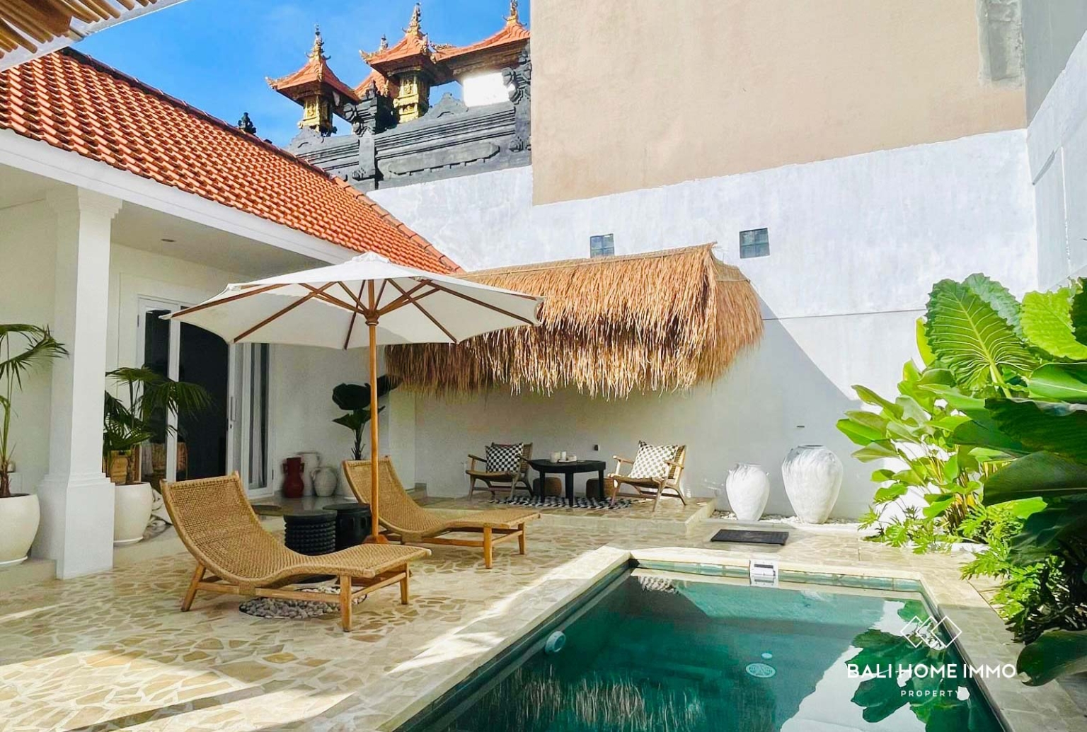 Tropical 2 Bedroom Villa For Rent in Cemagi Beach Side Bali